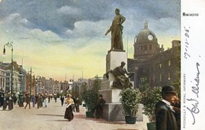 Piccadilly y Royal Infirmary, Manchester de English Photographer