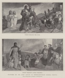Cuadros de Sir John Leslie en la Capilla de la Escuela Berkhampstead