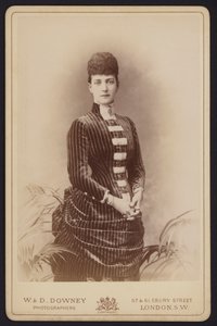 Retrato, Alexandra de Dinamarca, casada con el Príncipe Alberto Eduardo, luego Rey Eduardo VII