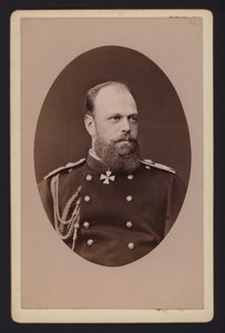 Retrato, Zar Alejandro III de Rusia de English Photographer