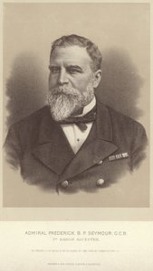 Retrato del Almirante Frederick B P Seymour de English Photographer