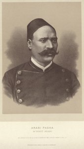 Retrato de Arabi Pasha de English Photographer