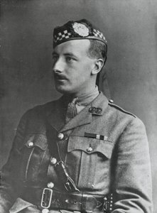 Retrato del Capitán Arthur Henderson VC, 2º Batallón Argyll y Sutherland Highlanders, 1915 de English Photographer