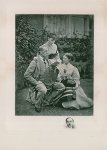 Retrato de Charles Dickens de English Photographer