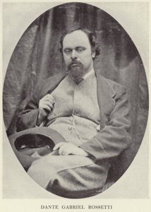 Retrato de Dante Gabriel Rossetti de English Photographer