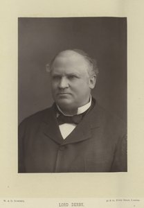 Retrato de Edward Stanley, Conde de Derby de English Photographer