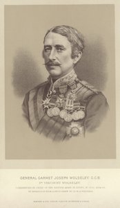 Retrato del General Garnet Joseph Wolseley de English Photographer