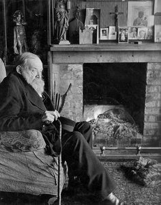 Retrato de Hilaire Belloc, en su casa, Kings Land, Shipley, West Sussex