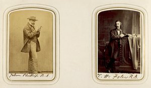 Retratos de John Phillip y John Henry Foley de English Photographer