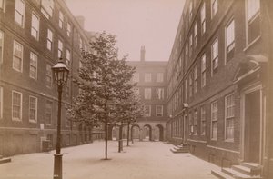 Postal con Pump Court en Middle Temple de English Photographer
