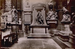Postal con una imagen del Rincón de los Poetas de English Photographer