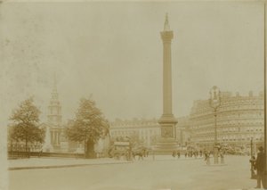 Postal con imagen de Trafalgar Square de English Photographer