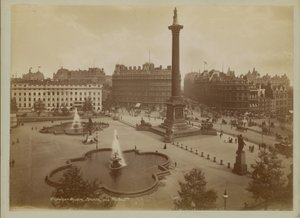 Postal con imagen de Trafalgar Square de English Photographer