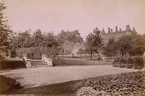 Postal con los Jardines del Inner Temple de English Photographer