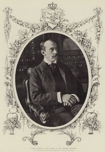 Príncipe Adolfo de Teck, casado con Lady Margaret Grosvenor de English Photographer
