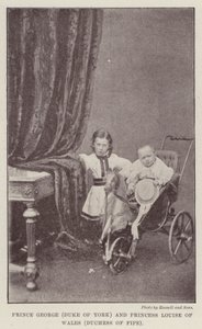 Príncipe Jorge (Duque de York) y Princesa Luisa de Gales (Duquesa de Fife) de English Photographer