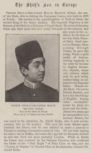 Príncipe Shoa-U-Saltanah Malik Mansur Mirza