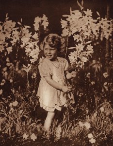 La princesa Isabel en el jardín de English Photographer
