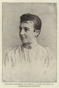Princesa Isabel de Anhalt, Gran Duquesa de Mecklenburg-Strelitz de English Photographer
