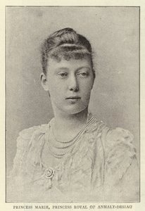 Princesa María, Princesa Real de Anhalt-Dessau de English Photographer
