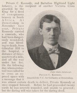 Soldado C Kennedy, galardonado con la VC por valentía en Dewetsdorp de English Photographer