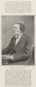 Profesor Burdon Sanderson, FRS, Presidente de la Asociación Británica