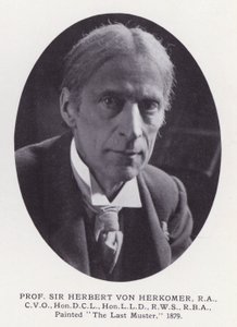 Hombres Prominentes de Londres: Prof Sir Herbert Von Herkomer de English Photographer