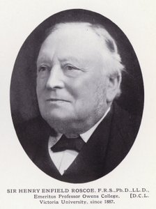 Hombres prominentes de Londres: Sir Henry Enfield Roscoe de English Photographer
