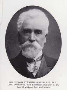 Hombres Prominentes de Londres: Sir Hiram Stevens Maxim de English Photographer