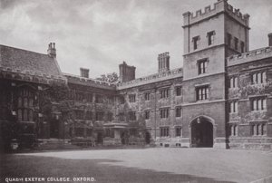 Cuadrángulo del Exeter College, Oxford de English Photographer