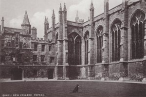 Cuadrángulo del New College, Oxford de English Photographer