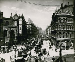 Queen Victoria Street, Londres de English Photographer