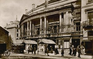 Queens Hall, Langham Place, Londres mayo 1902