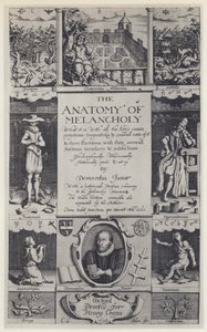 R Burton, La Anatomía de la Melancolía, Tercera edición, J Lichfield para H Cripps, Oxford 1628 de English Photographer
