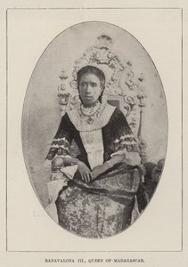 Ranavalona III, Reina de Madagascar de English Photographer