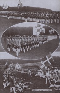 Recreación de la Batalla de Dettingen, librada en Baviera en 1743 durante la Guerra de Sucesión Austriaca de English Photographer