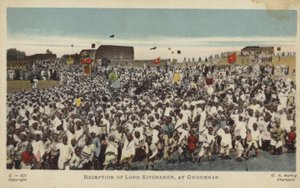 Recepción de Lord Kitchener, en Omdurman, c1898 de English Photographer