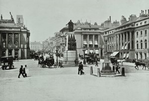 Regent Street, Westminster: Waterloo Place mirando hacia Regent Street, 1896 de English Photographer