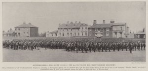 Refuerzos para Sudáfrica, el 3er Batallón del Regimiento de Northamptonshire de English Photographer