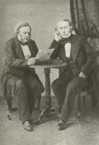 Richard Cobden (izquierda) y John Bright (derecha) de English Photographer