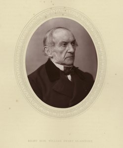 El Honorable William Ewart Gladstone de English Photographer