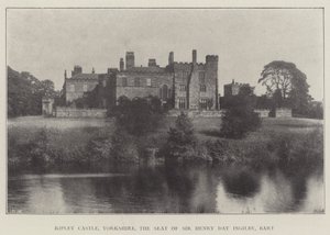 Castillo de Ripley, Yorkshire, la residencia de Sir Henry Day Ingilby, baronet de English Photographer