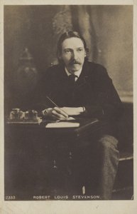 Robert Louis Stevenson (1850-1894), novelista, poeta y escritor de viajes escocés de English Photographer