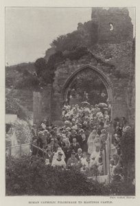 Peregrinación Católica Romana al Castillo de Hastings de English Photographer
