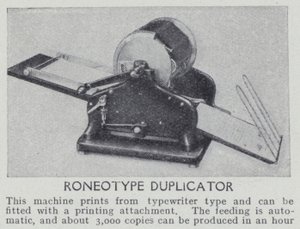 Duplicador Roneotype de English Photographer