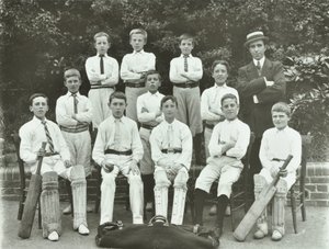 Rosendale Road School: equipo de cricket, 1897