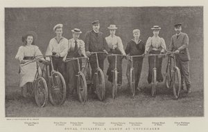 Ciclistas reales, un grupo en Copenhague