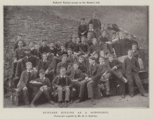 Rudyard Kipling como escolar de English Photographer
