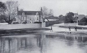 Casa de Rudyard Kipling, Rottingdean (foto en blanco y negro) de English Photographer