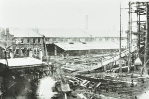 Astillero Samudas, Londres, 1863 de English Photographer